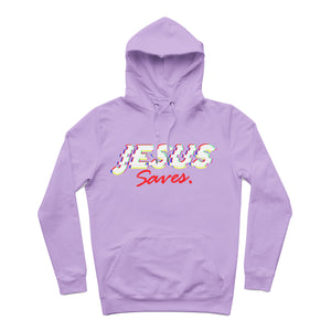 "Jesus Saves." (Purple) Hoodie